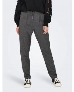 Only Pantaloni classici Onlpoptrash-Elise Regular Fit Dark Grey da Donna