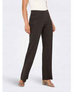 Only Pantaloni in maglia Onlthea Baggy Fit Chocolate Torte da Donna