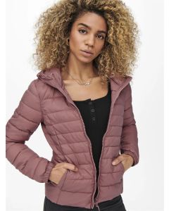 Only Piumino corto Quilted Withered Rose da Donna
