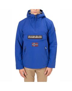 Napapijri Giacca Rainforest Pocket Bright Royal da Uomo OUTLET