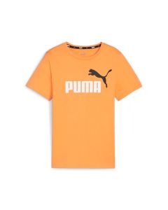 PumaT-Shirt Essentials+ Two-One Logo Clementine da Bambino