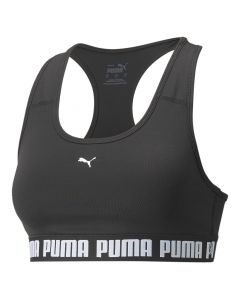 Puma Mid Impact Strong Bra Black