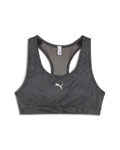 Puma Bra 4KEEPS - PADDED - RIBBON STRIPE Dusky Grey da Donna