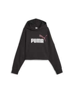Puma Felpa Essential Cropped Black da Bambina