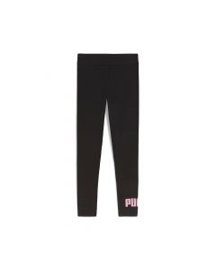 Puma Leggings Essential 2 Color Black/Poised Pink da Bambina