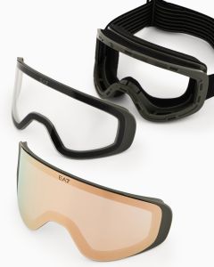 Ea7 Maschera da sci Stormex Pro Taglia M Doppia Lente