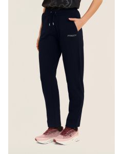 Freddy Pantaloni Regular con vita a costina Neri da Donna