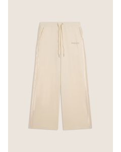 Freddy Pantaloni Sportivi Cropped Comfort Wide Leg Whitecup Grey da Donna