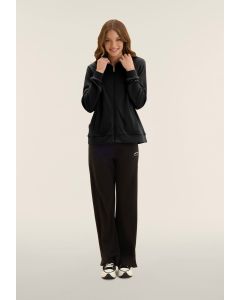 Freddy Tuta FullZip collo alto e pantaloni wide leg Neri da Donna
