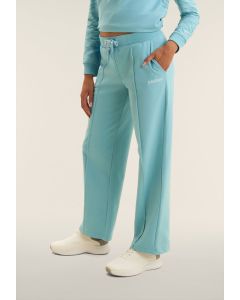Freddy Pantalone Wide Leg con coulisse logata Milky Blue da Donna