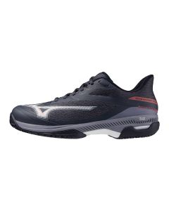 Mizuno Wave Exceed Court Clay OdysseyGrau/Weiß/BlauGranit
