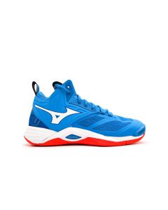 Mizuno Wave Momentum 2 Mid French Blue-White-Red