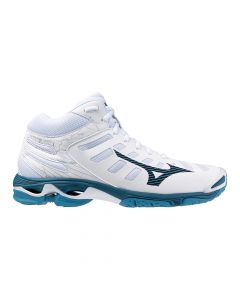 Mizuno Wave Voltage Mid White/Sailor Blue/Silver da Uomo