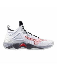 Mizuno Wave Momentum 3 Mid White/Salsa/Vulcan