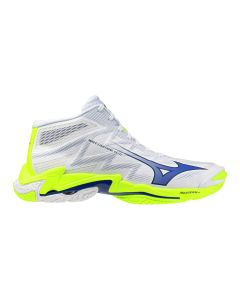 Mizuno Wave Lightning Elite Mid White/Lightning Yellow/Dazzling Blue