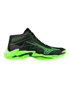 Mizuno Wave Lightning Elite Mid Black/Glowing Apple/Mandarin Orange