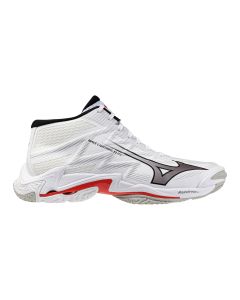 Mizuno Wave Lightning Elite Mid White/Black/Fiery Red