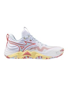 Mizuno Wave Momentum Elite White/CalypsoCoral/PaleBanana