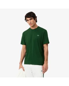 Lacoste T-Shirt Ultra Dry Cotton Sport Verde-132 da Uomo