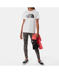 The North Face Easy Tee White Black for Kids
