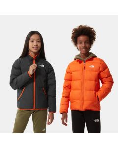 The North Face Reversible Andes Jacket Red Orange da Bambini