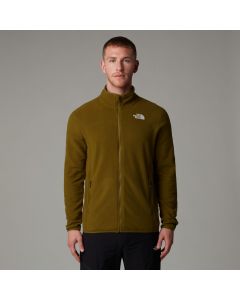 The North Face 100 Glacier Full Zip Eu Moss Green Da Uomo