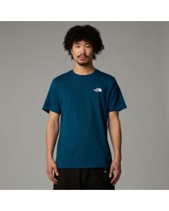 The North Face S/S Simple Dome Tee Midnight Petrol Da Uomo