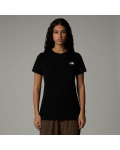 The North Face S/S Simple Dome Slim Tee Tnf Black Da Donna