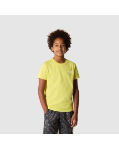 The North Face Teen Simple Dome Sun Yellow T-Shirt for Children