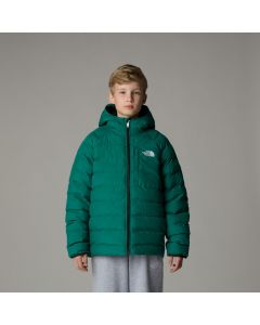 The North Face Reversible Perrito Hooded Jacket Evergreen Da Ragazzo