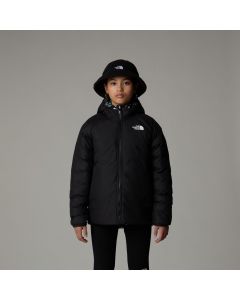 The North Face Reversible Perrito Hooded Jacket Tnf Black Vector Field Da Ragazza