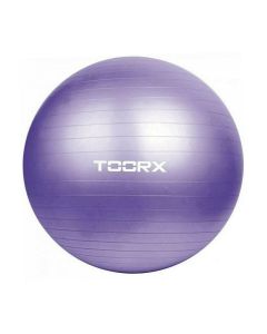 Toorx Gymnastikball Ø 75 cm. Lila Pumpe im Lieferumfang enthalten