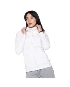 Leone Tuta Pearl con colletto e zip Off White/Grey Melange da Donna