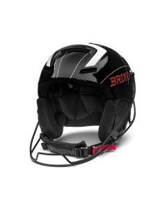 Briko Casco Slalom 2.0 USA Shiny Black/Cardinal Red