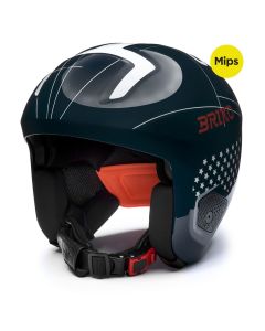 Briko Casco Vulcano 2.0 USA Mips Shiny Blue/Cardinal Red