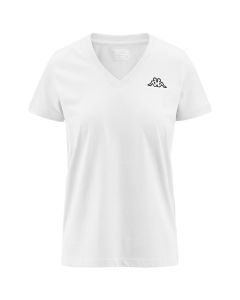 Kappa T-Shirt Cabou Logo Bianca da Donna