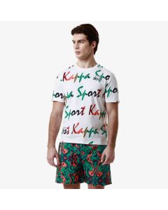 Kappa T-Shirt Logo Fogro White da Uomo