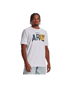 Under Armour T-shirt curry arc ss White