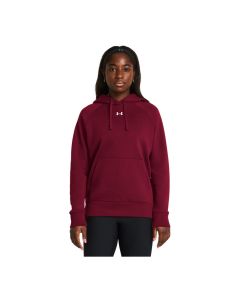 Under Armour Rival Fleece Hoodie Bordaux da Donna