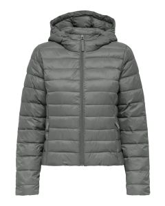 Only Quilted Jacket Onltahia Castor Grey for Women