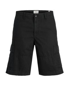 Jack & Jones Short Mid Cargo Mateo Black da Uomo