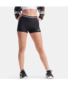 Under Armour HeatGear Shorty Ultimate Black/White da Donna