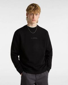 Vans Felpa Girocollo Essential Relaxed Black da Uomo