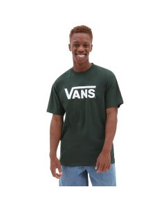 Vans T-Shirt Classic con Logo Verde da Ragazzo