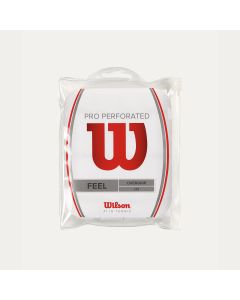 Wilson Overgrip Perforated 12 Pezzi Bianchi