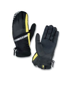 Astrolabio Guanti Running Nero/Giallo da Uomo