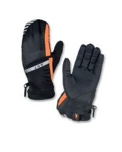 Astrolabio Guanti Running Nero/Arancio da Uomo-TU