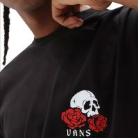 Vans T shirt Tee Rose Bed Nera da Uomo