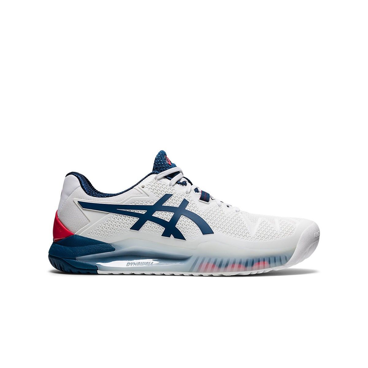 Asics Gel Resolution 8 White Mako Blue