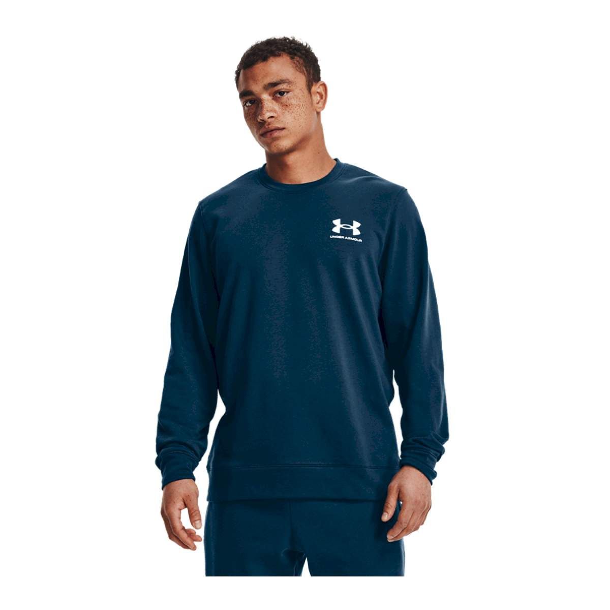 Jaqueta Under Armour Rival Terry Logo Crew Preto Masculino - Attemporal  Boutique